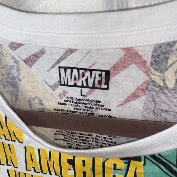 NWT Marvel Advengers Thanos T Shirt New Men's SZ L All Over Print HTF - Picture 3 of 6